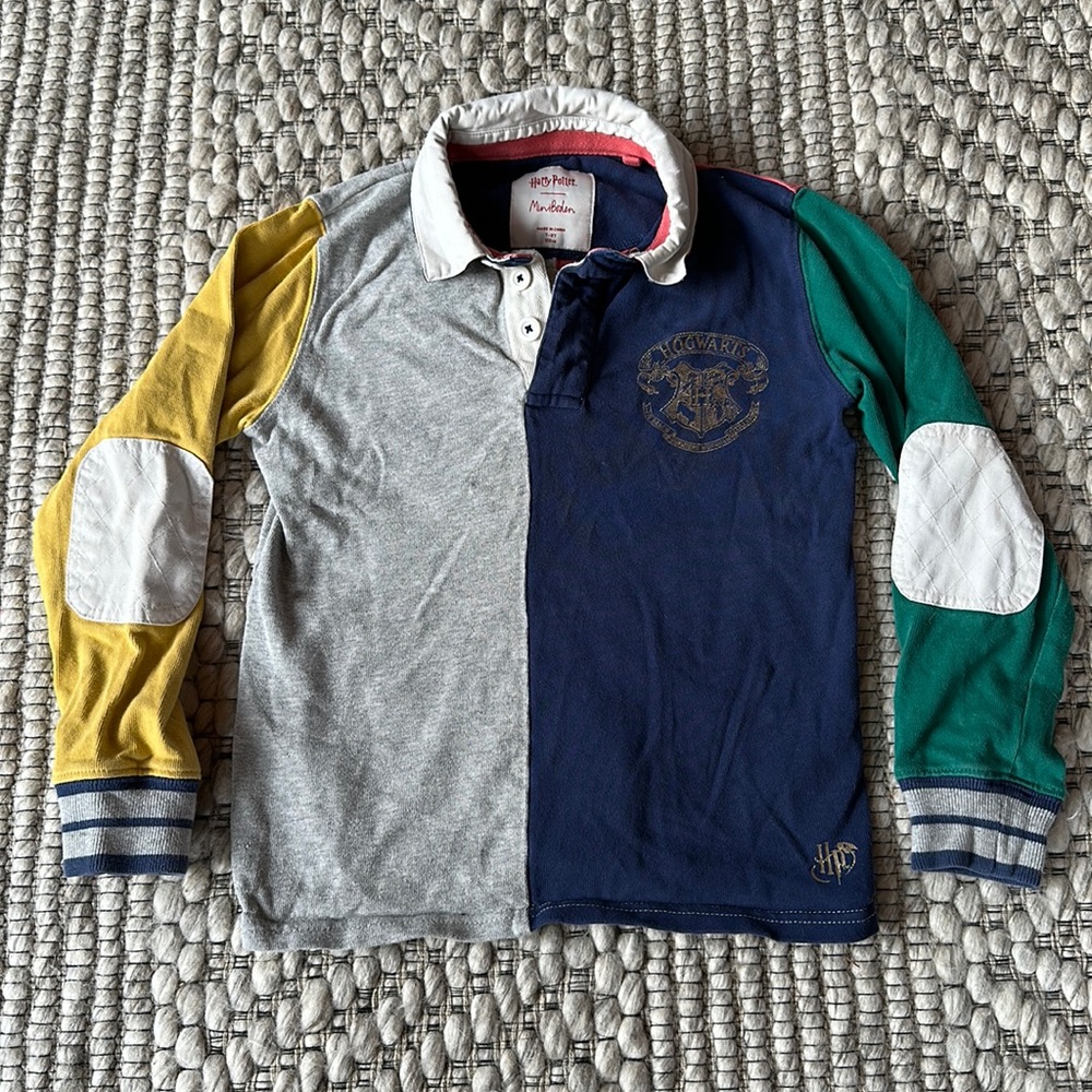 MiniBoden Harry Potter Rugby Shirt Size 7-8